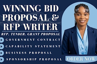 write winning bid proposal rfp response tender document and grant proposal