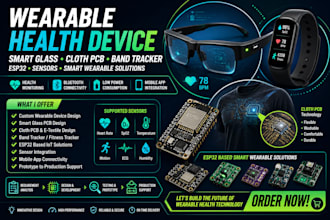 design pcb for wearable device, fitness tracker, smart watch, medical devices