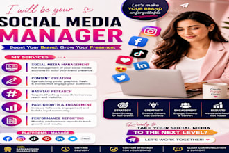be your professional social media marketing manager
