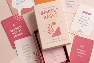 design modern affirmation card motivational card etsy card tarot oracle card