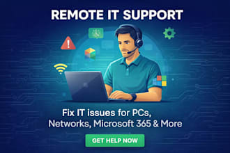 be your remote IT support specialist
