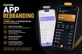 custom app rebranding, with promotion and ssl