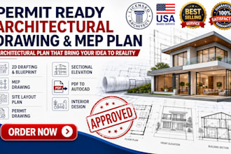 do architectural adu floor plan, house plan, and elevation autocad USA tx ca fl