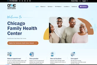 design medical website telemedicine website health care website pharmacy website