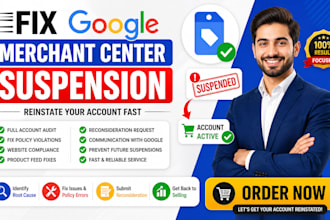 fix google merchant center suspension