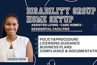 do disability group home, assisted living set u, policies