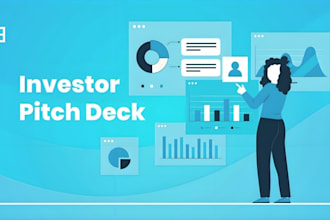 design saas pitch deck for startups and investor funding