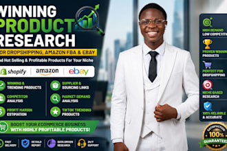 do dropshipping amazon fba ebay winning product research for your niche