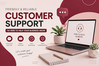 be your virtual assistant for chat and customer support