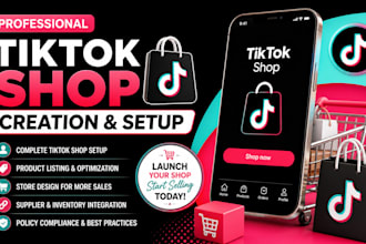 setup tiktok shop create tiktok shop dropshipping tiktokshop marketing manager