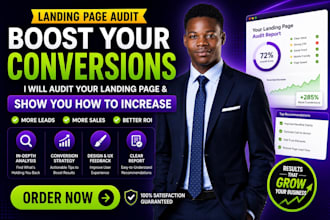 audit your landing page and help you increase conversions