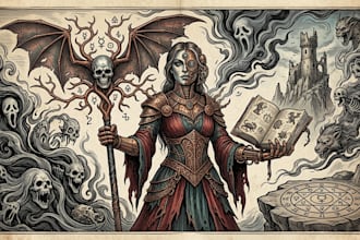 fantasy horror and fantasy horror character