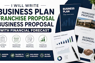 write business plan franchise proposal business proposal with financial forecast