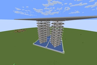 do minecraft help and build stuff