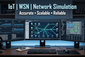simulate iot, wsn, and computer network