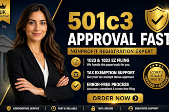 register your nonprofit and file 501c3 tax exemption