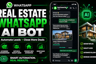 build whatsapp ai chatbot for real estate lead automation customer support