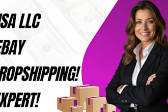 setup USA llc business bank account and ebay dropshipping store