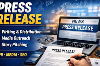 write and distribute your business press release on top of new media site