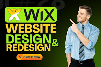 design or redesign wix website wix online store