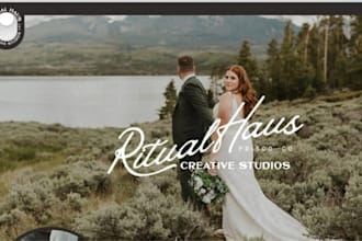 squarespace art gallery, artist portfolio, weeding artist photography website