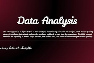do spss data analysis, interpretation and report writing