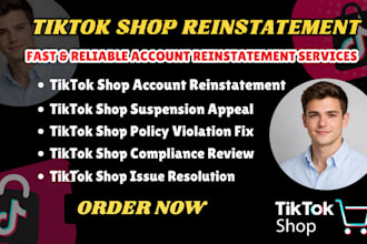reinstate tiktok shop reinstatement tiktok suspended tiktok shop reinstatement