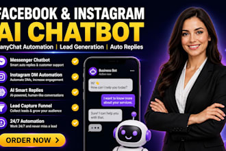 create facebook messenger chatbot,manychat chatbot instagram chatbot ai chatbot