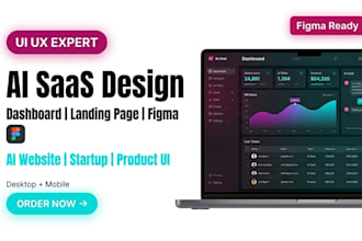 do figma make ui ux ai product design for saas dashboard ai startup landing page