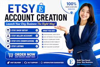 create etsy seller account, do etsy account creation etsy listing, etsy seo