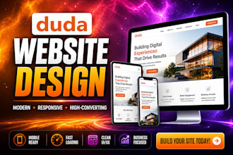 design duda website or redesign using duda website builder