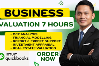 do business valuation company valuation dcf startup valaution report analysis