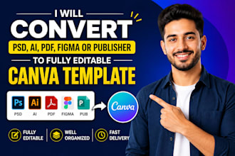 convert designs to canva editable templates