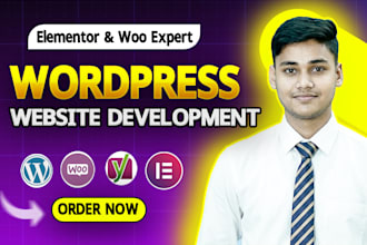design, redesign, clone wordpress website with elementor
