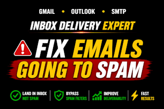 fix emails going to spam or junk and not reaching inbox