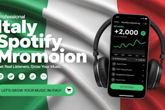 do italian spotify music promotion