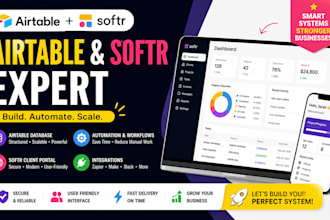 airtable database softr client portal crm web app automation integration