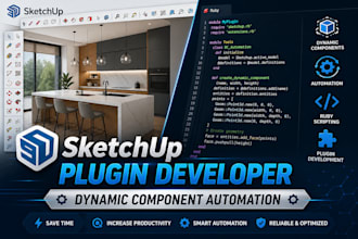 create a sketchup dynamic component plugin for interior