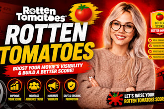do organic rotten tomatoes movie promotion to increase in popcornmeter