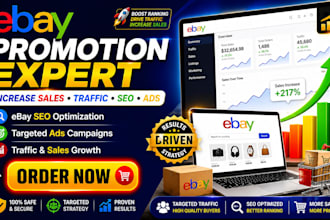 ebay promotion marketing advertising to increase sales traffic ebay seo ebay ads