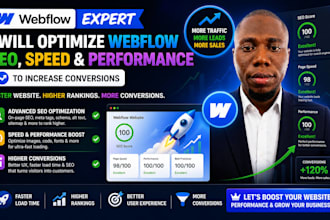 optimize webflow SEO and speed performance to increase your conversions