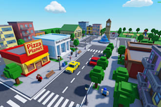 design and build a custom roblox world, map, environment with detailed terrain