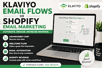 setup klaviyo email flows for shopify store