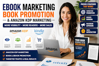 do ebook marketing book promotion and amazon KDP marketing