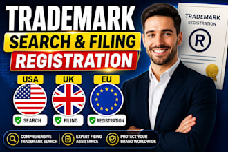 trademark search, trademark filling registration US, UK, eu