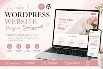 build ai website using lovable, wordpress website, fix bugs and saas mvp