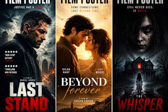 design professional movie poster design film poster flyer cinema poster