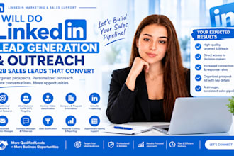 do linkedin lead generation outreach marketing b2b sales leads sdr