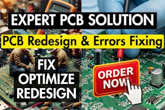 redesign fix and optimize existing power circuit board pcb schematic layout