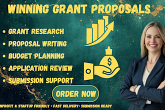 write winning grant proposals, grant applications and funding requests